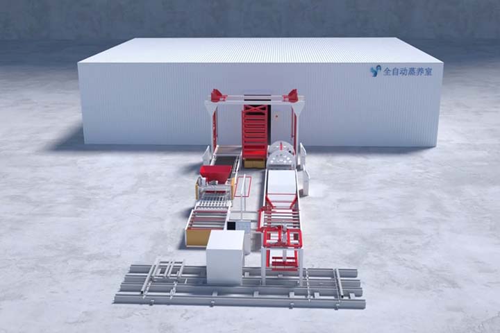 武汉全自动蒸养室三维动画